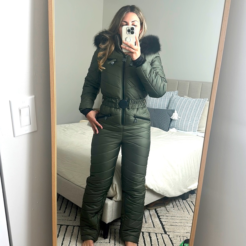 Olive Green Ski/Snow Suit